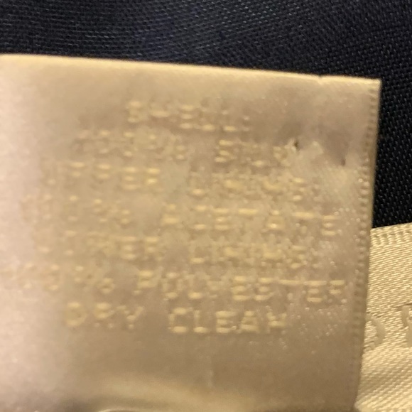 Ann Taylor Sz 12 Silk Dupioni V-Neck Midnight Blue Formal Dress. - Picture 15 of 15